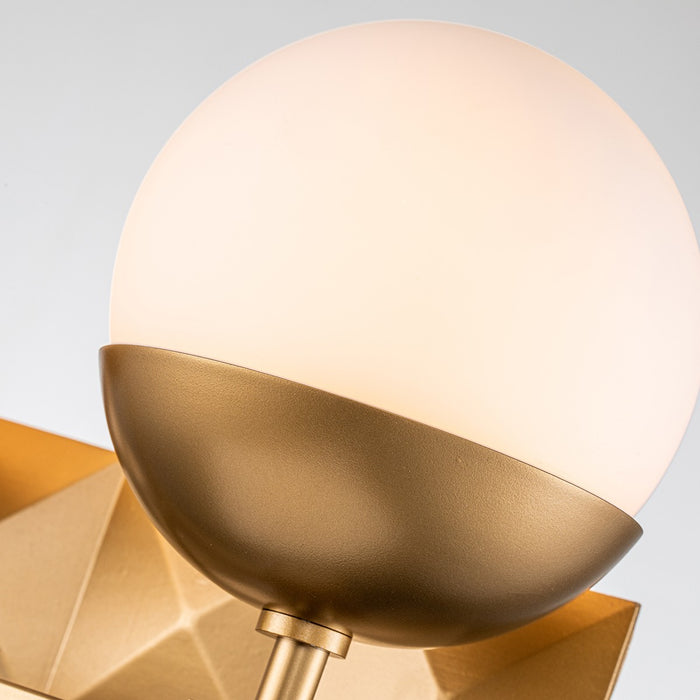 Lucas + McKearn BB1005LG-2 Two Light Bath, Lacquered Gold
