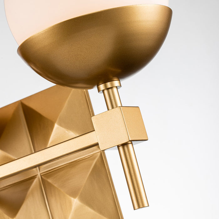 Lucas + McKearn BB1005LG-3 Three Light Bath, Lacquered Gold