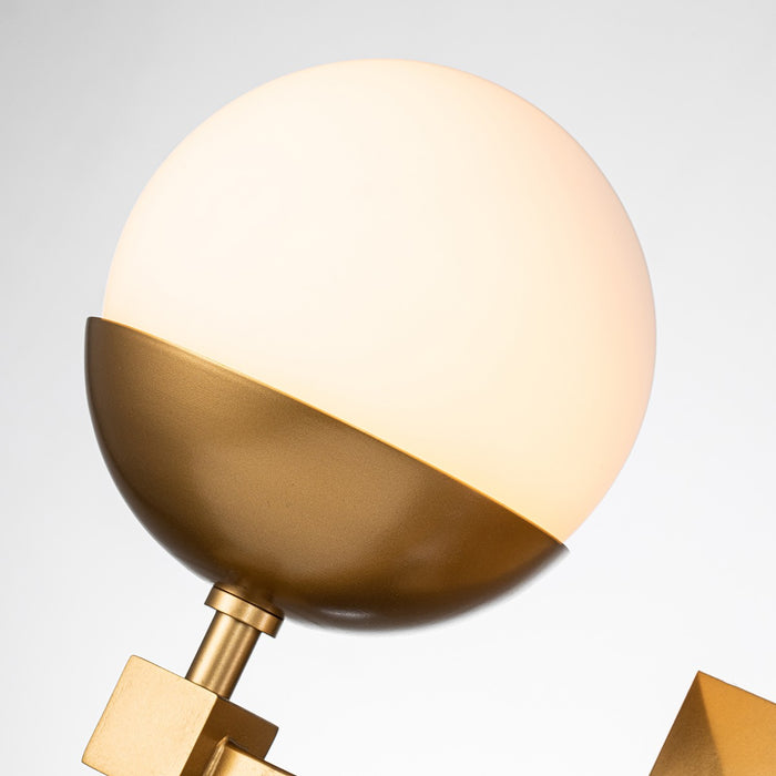 Lucas + McKearn BB1005LG-3 Three Light Bath, Lacquered Gold
