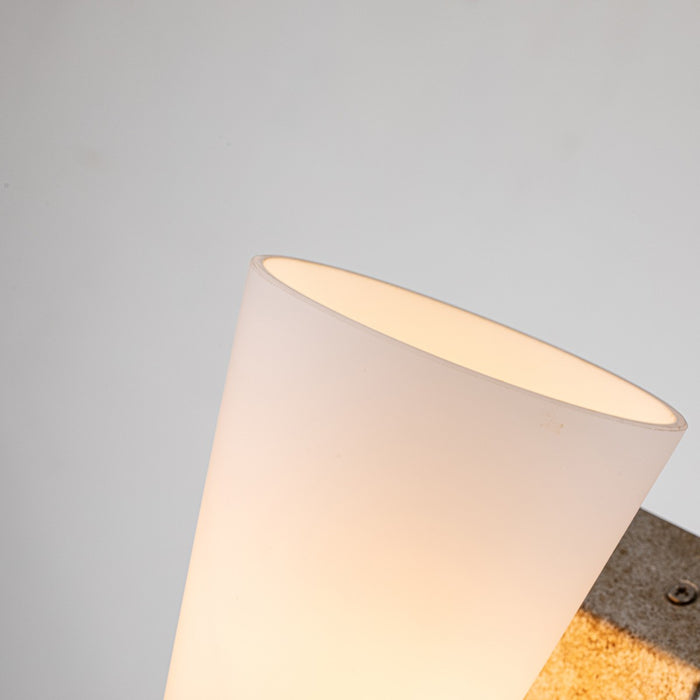 Lucas + McKearn BB1006S-1 One Light Bath, Silver Leaf