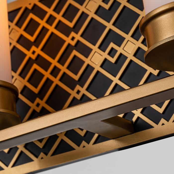 Lucas + McKearn BB1185LG-2 Two Light Bath, Lacquered Gold