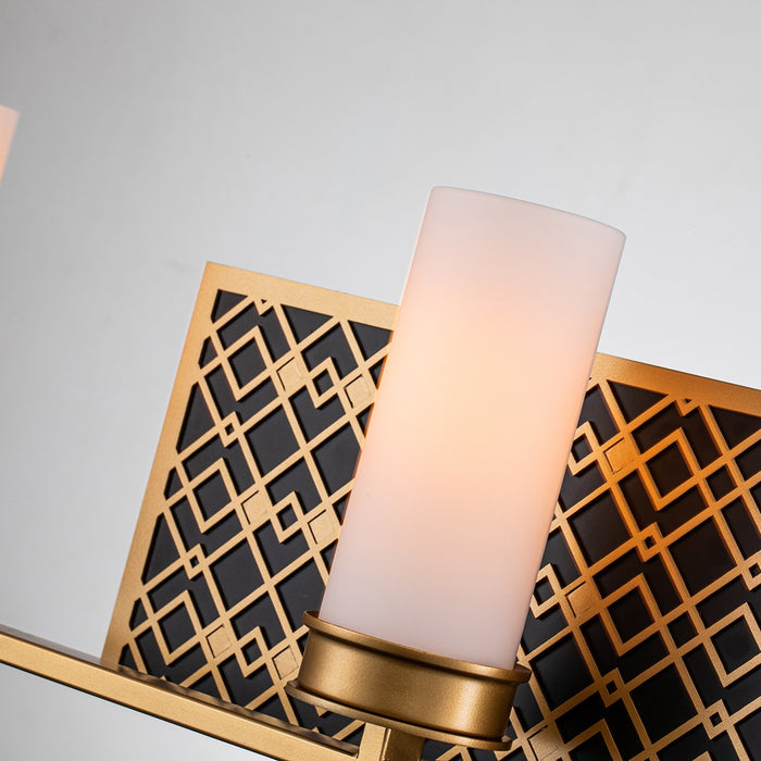Lucas + McKearn BB1185LG-3 Three Light Bath, Lacquered Gold