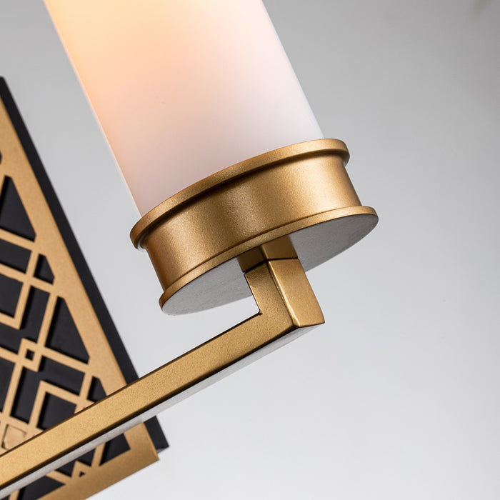 Lucas + McKearn BB1185LG-3 Three Light Bath, Lacquered Gold