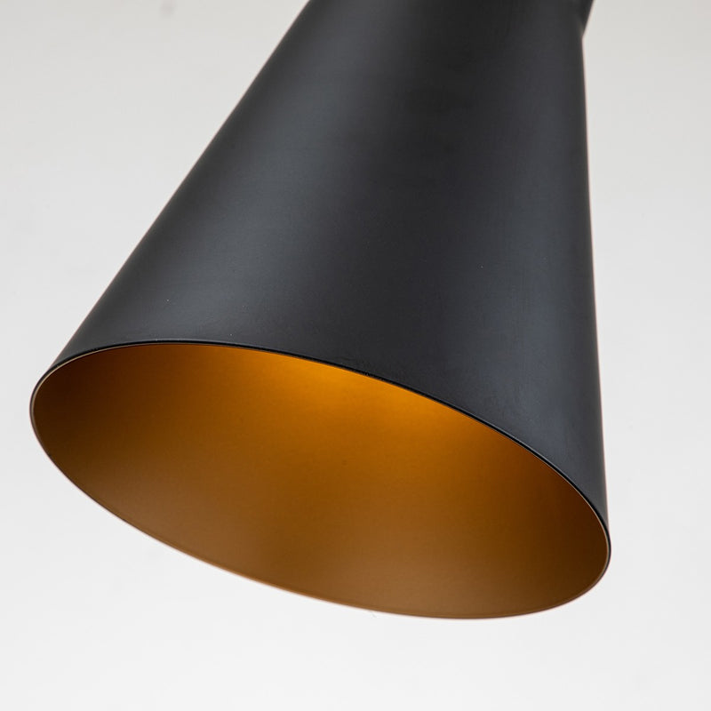 Lucas + McKearn PD00115B-1 One Light Pendant, Matte Black