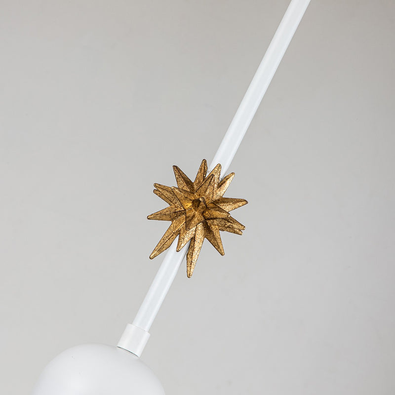 Lucas + McKearn PD00115W-1 One Light Pendant, White