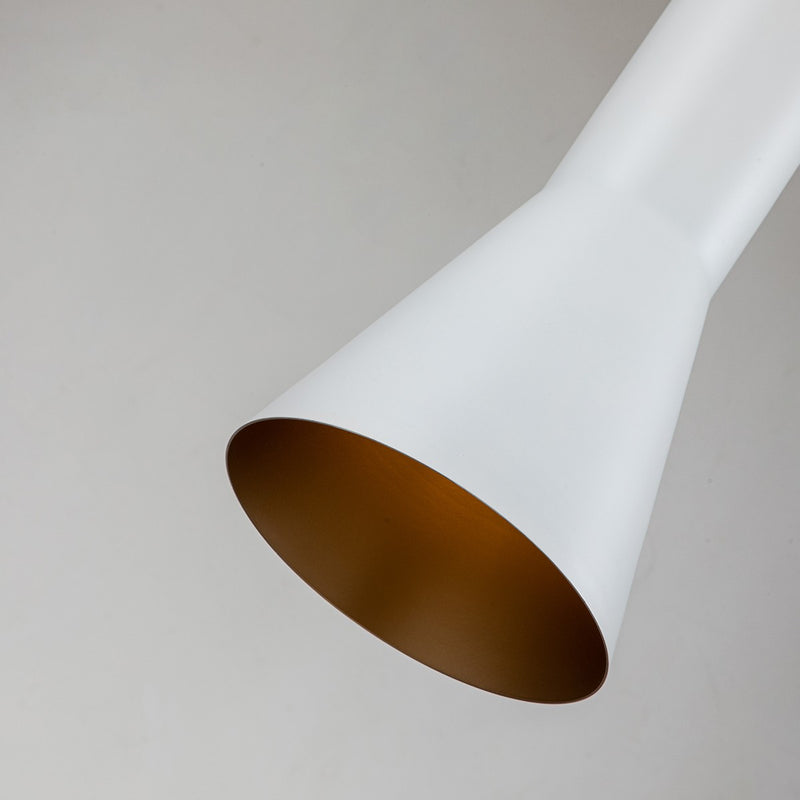 Lucas + McKearn PD00115W-1 One Light Pendant, White