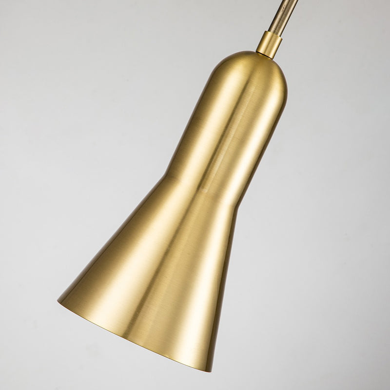 Lucas + McKearn PD00117AGB-1 One Light Pendant, Aged Brass