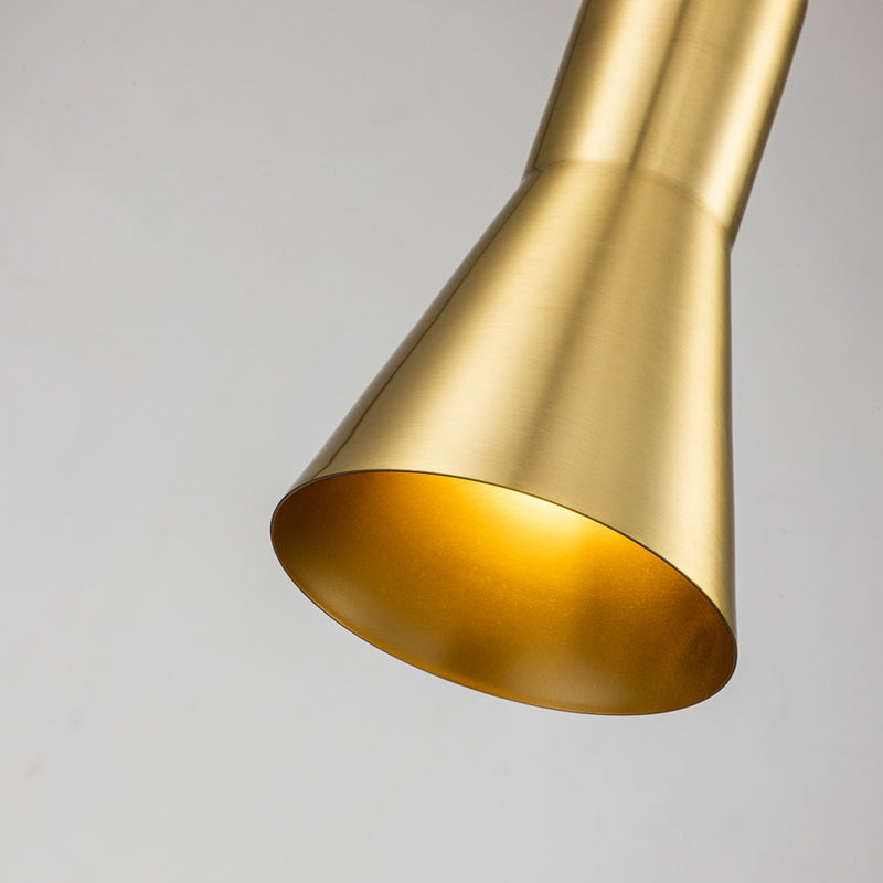 Lucas + McKearn PD00117AGB-1 One Light Pendant, Aged Brass