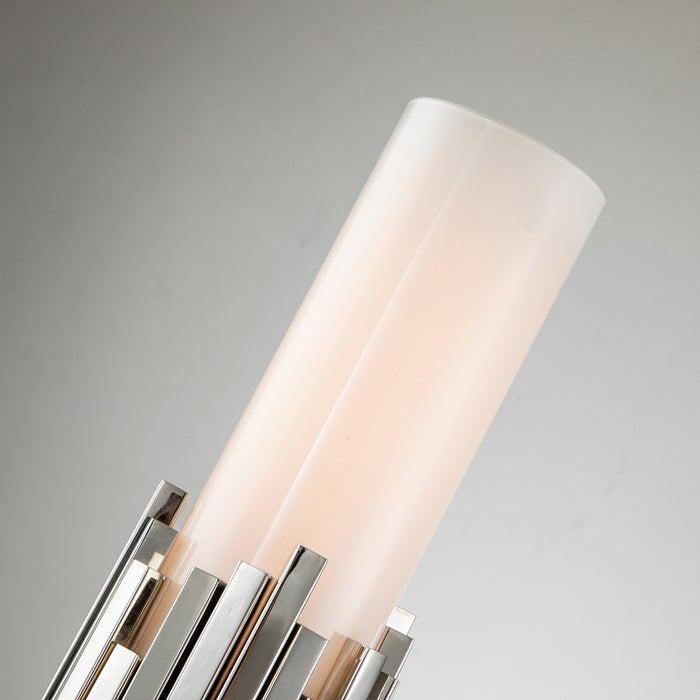 Lucas + McKearn BB0517PN-2 One Light Bath, Polished Nickel