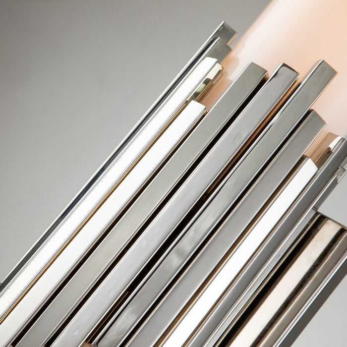 Lucas + McKearn BB0517PN-2 One Light Bath, Polished Nickel