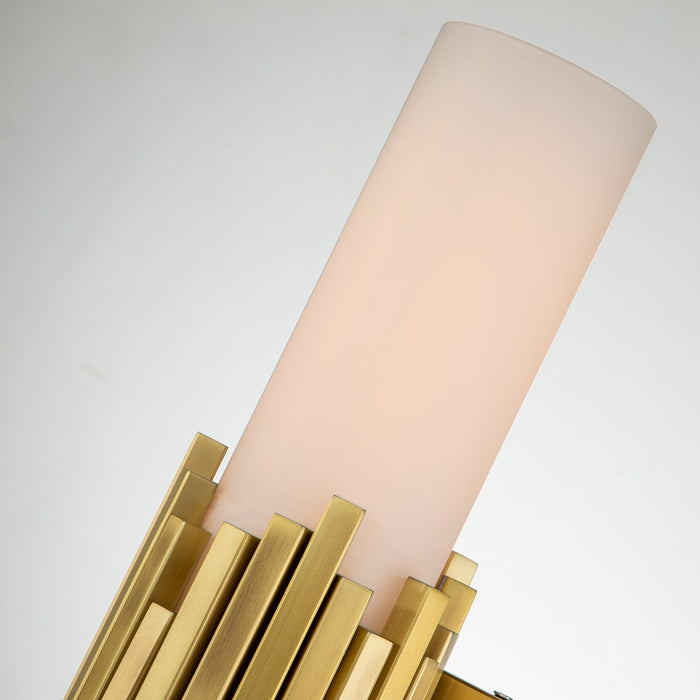 Lucas + McKearn BB0517AGB-2 Two Light Bath, Aged Brass