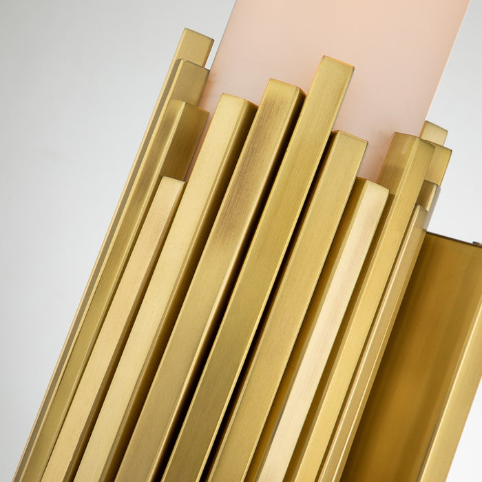Lucas + McKearn BB0517AGB-2 Two Light Bath, Aged Brass
