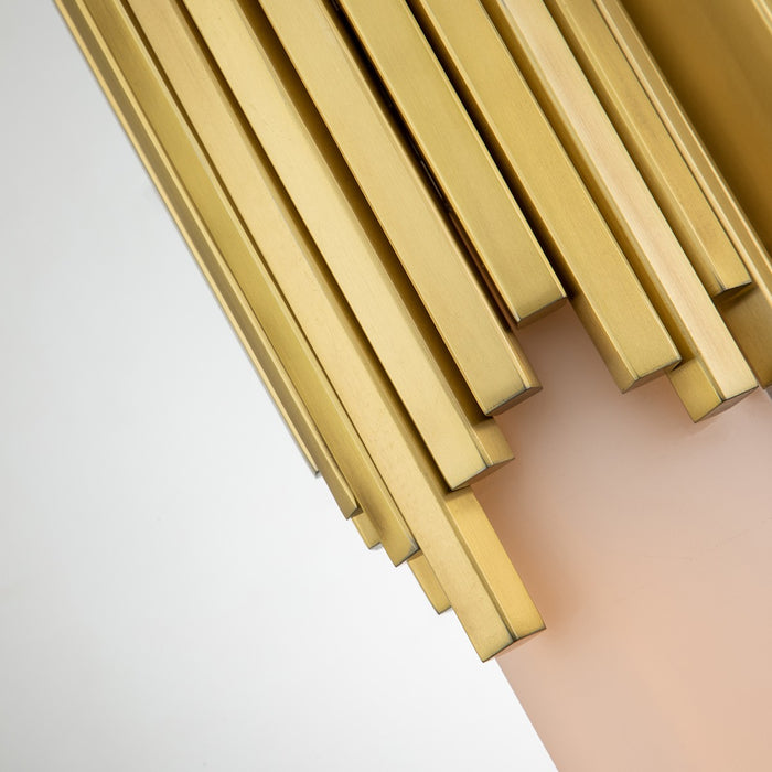 Lucas + McKearn BB0517AGB-2 Two Light Bath, Aged Brass