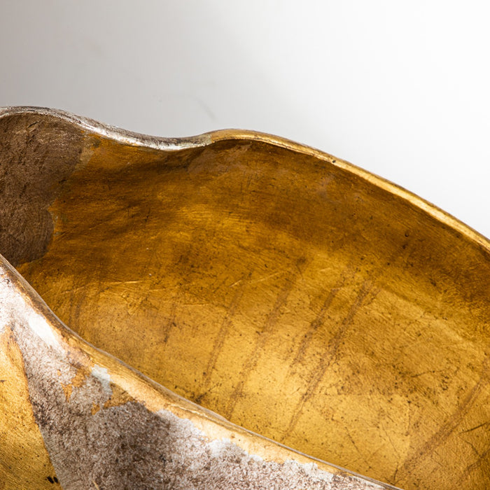 Lucas + McKearn SI1137 Bowl, Gold Leaf