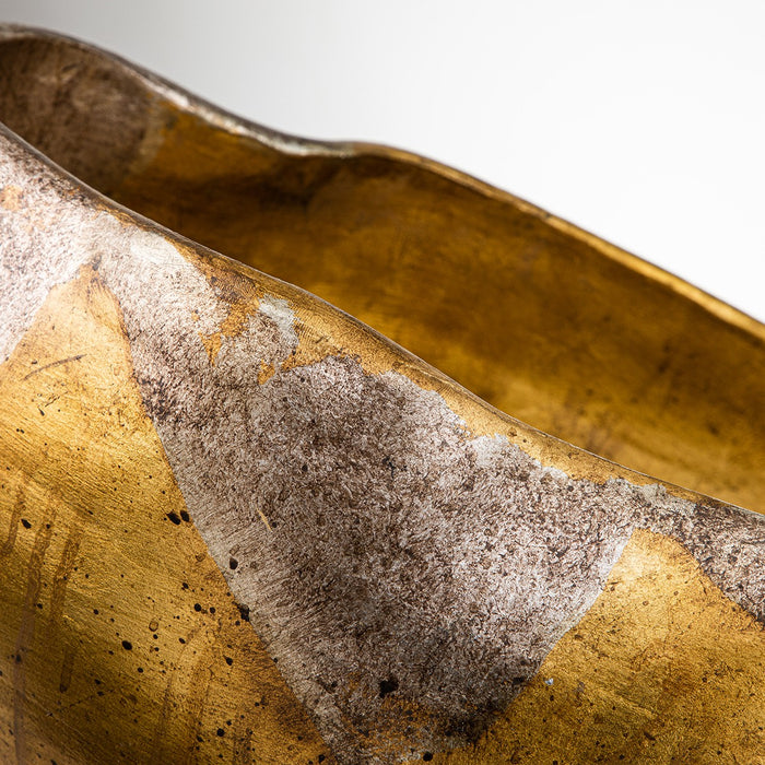 Lucas + McKearn SI1137 Bowl, Gold Leaf