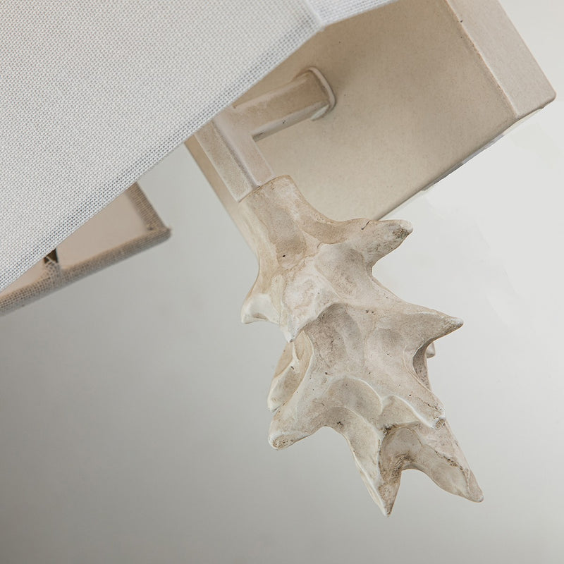 Lucas + McKearn SC7036B-1 One Light Wall Sconce, Bone White
