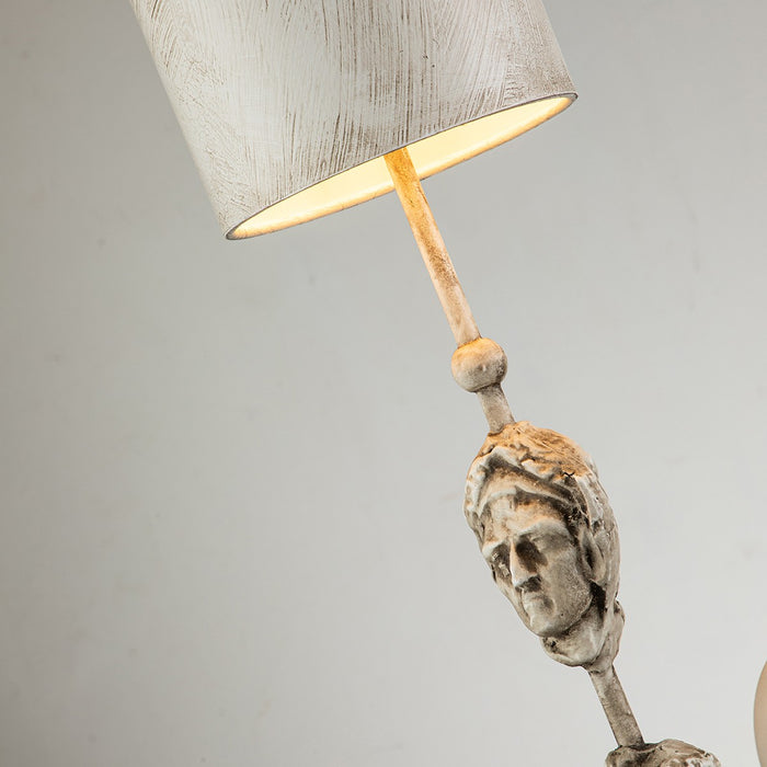 Lucas + McKearn SC1162-1 One Light Wall Sconce, Bone White