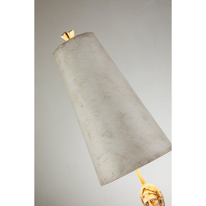 Lucas + McKearn TA1162 One Light Table Lamp, Bone White