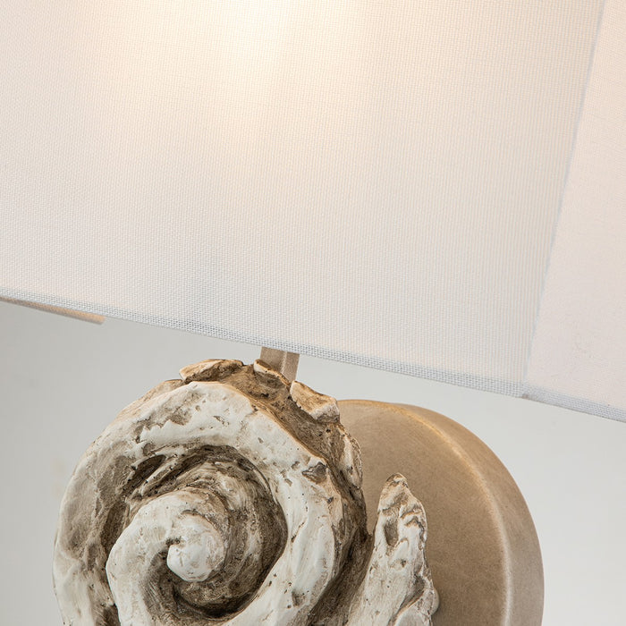 Lucas + McKearn SC1163B-1 One Light Wall Sconce, Bone White