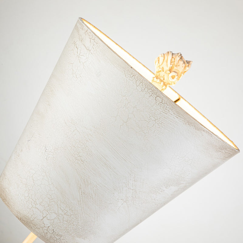 Lucas + McKearn TA1164 One Light Table Lamp, Bone White