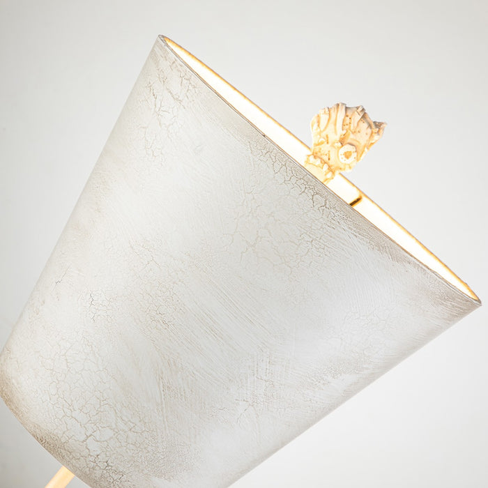 Lucas + McKearn TA1164 One Light Table Lamp, Bone White