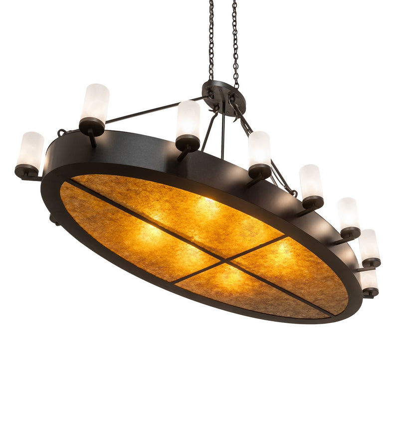 Meyda Tiffany 252650 LED Chandelier, Textured Black