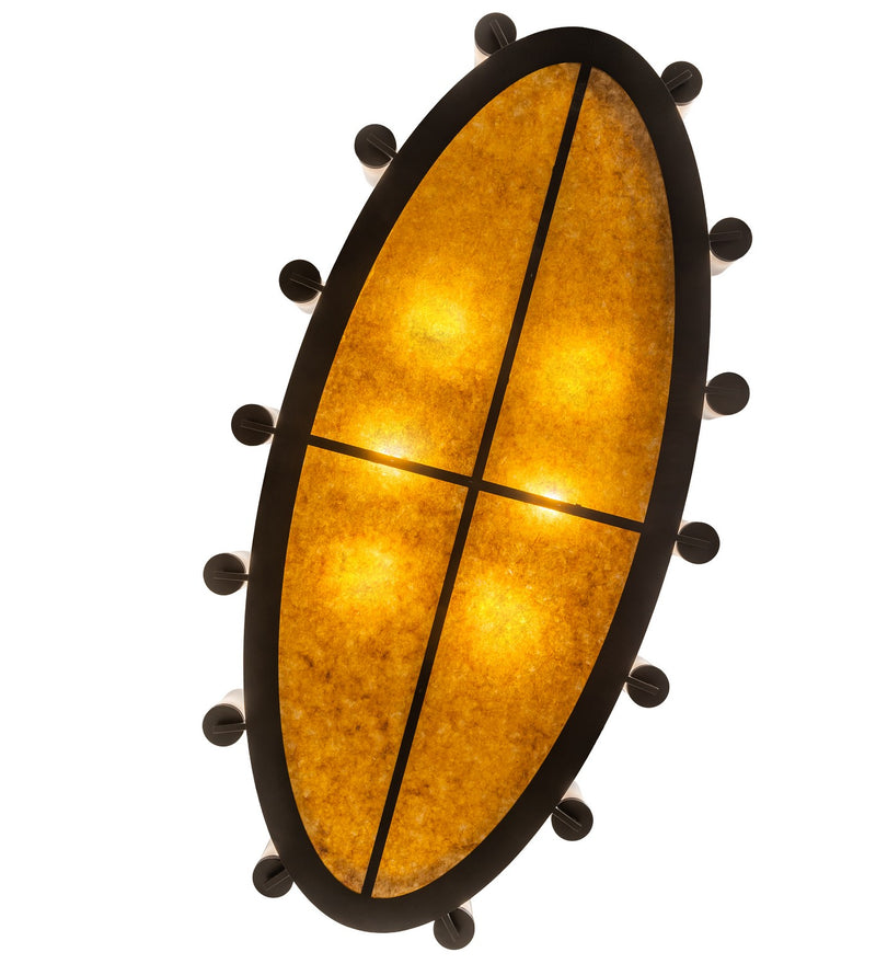 Meyda Tiffany 252650 LED Chandelier, Textured Black