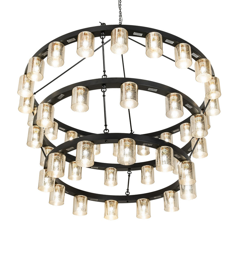 Meyda Tiffany 255211 LED Chandelier, Blackwash