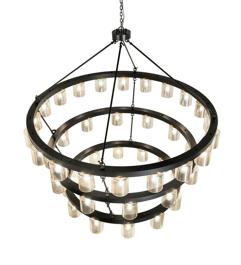 Meyda Tiffany 255211 LED Chandelier, Blackwash