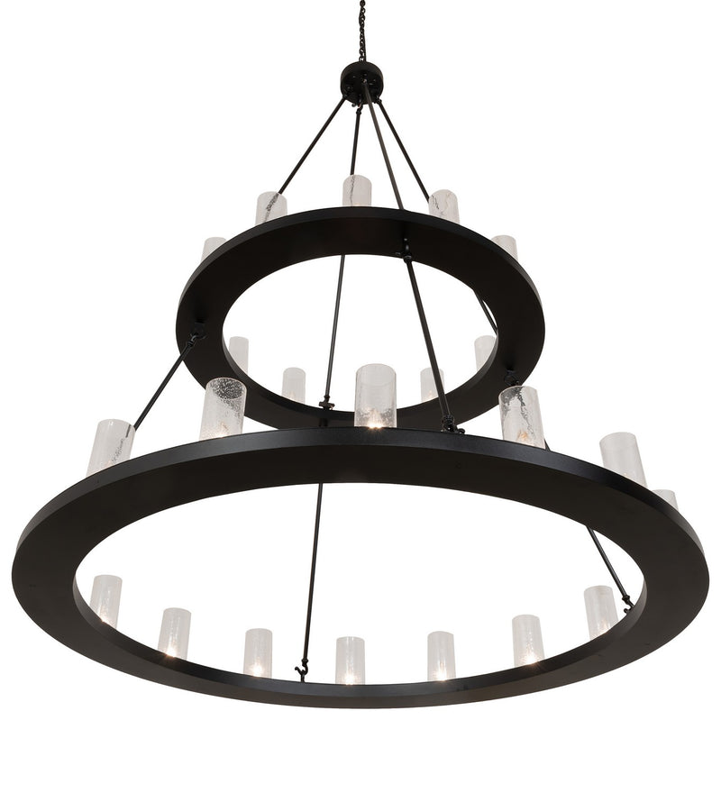 Meyda Tiffany 256800 28 Light Chandelier, Textured Black