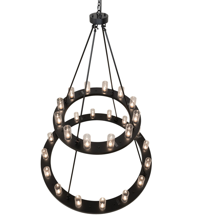 Meyda Tiffany 256800 28 Light Chandelier, Textured Black