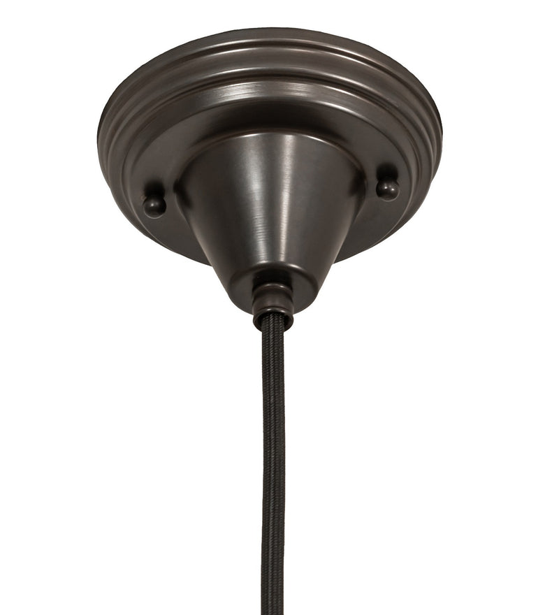Meyda Tiffany 257314 One Light Mini Pendant, Craftsman Brown