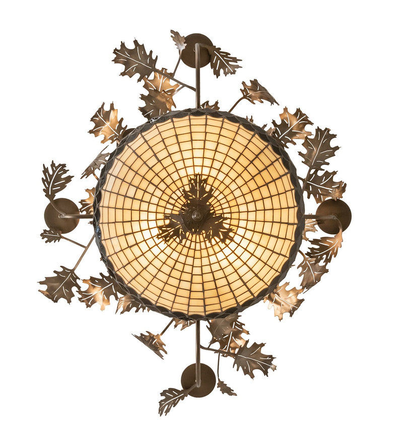 Meyda Tiffany 259045 11 Light Chandelier, Antique Copper