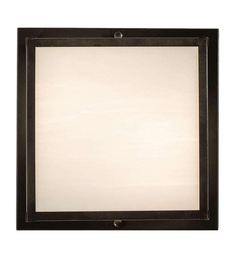Meyda Tiffany 46272 Two Light Flushmount, Craftsman Brown