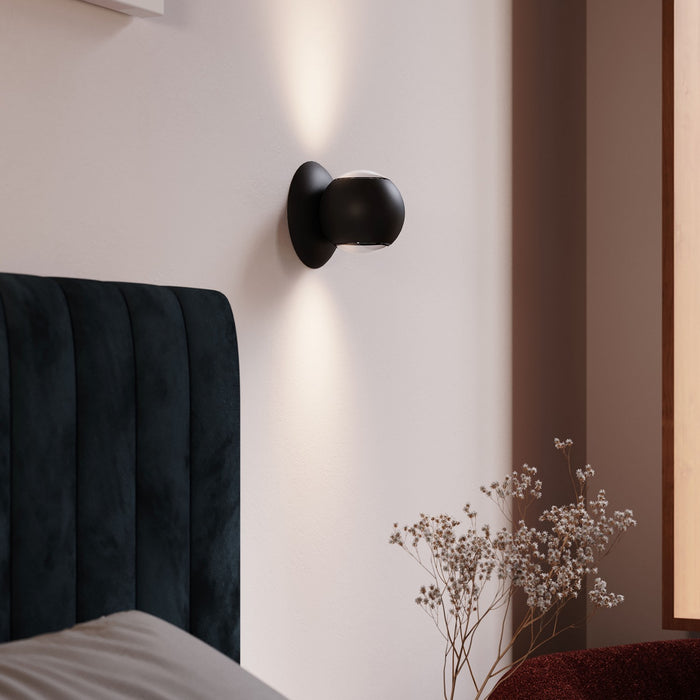 Sonneman 7502.97 LED Wall Sconce, Textured Black