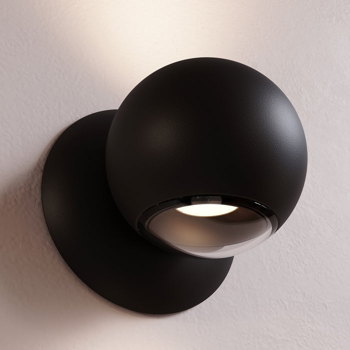 Sonneman 7502.97 LED Wall Sconce, Textured Black
