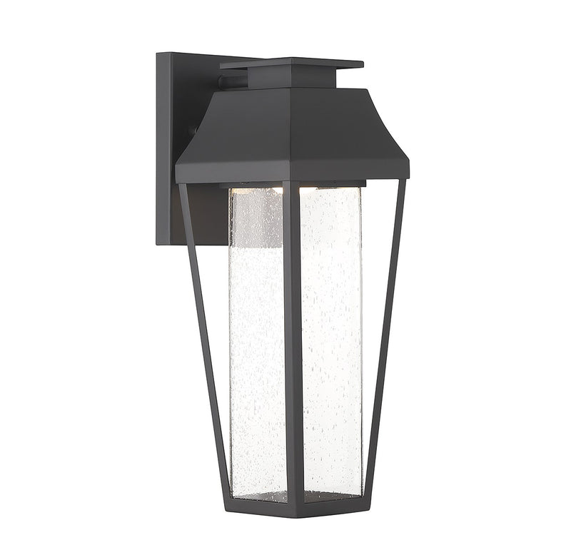 Savoy House 5-352-BK LED Outdoor Wall Lantern, Matte Black