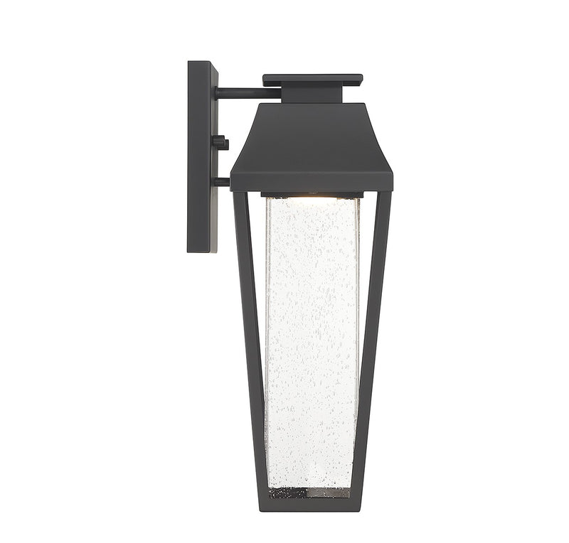 Savoy House 5-352-BK LED Outdoor Wall Lantern, Matte Black