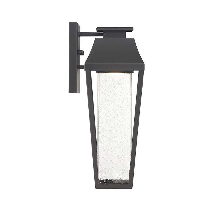 Savoy House 5-352-BK LED Outdoor Wall Lantern, Matte Black