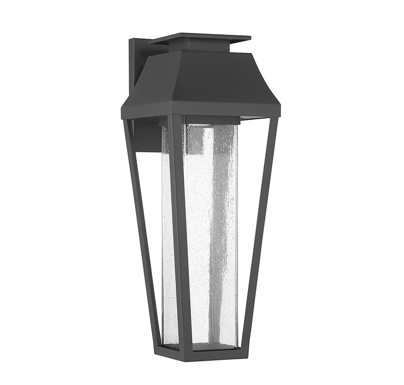 Savoy House 5-354-BK LED Outdoor Wall Lantern, Matte Black