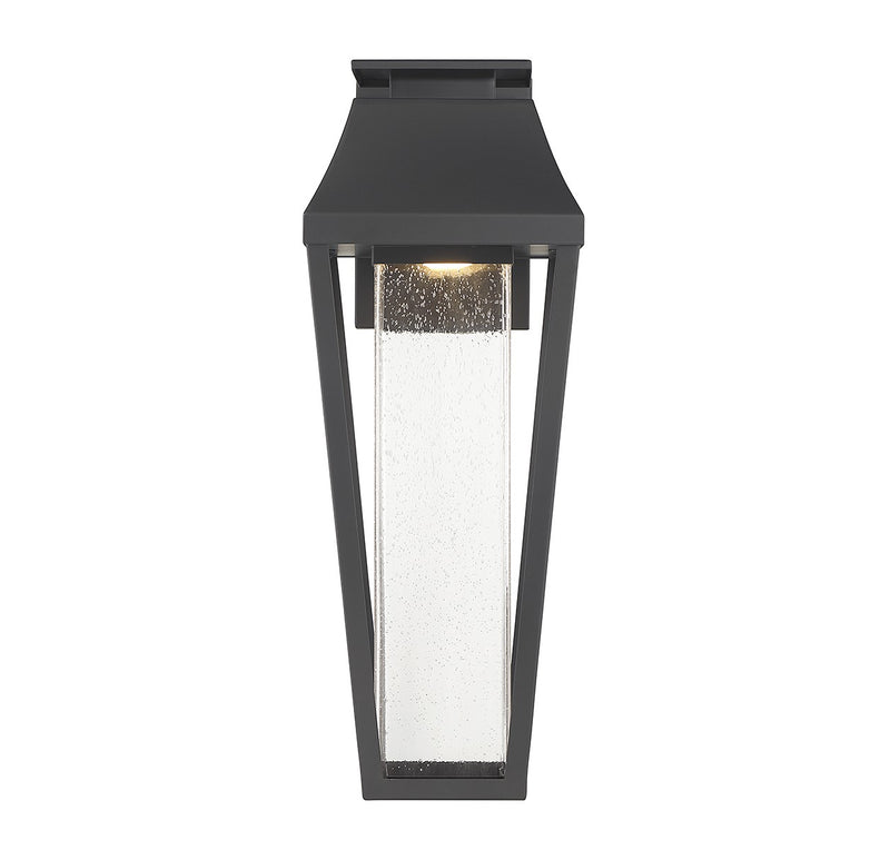 Savoy House 5-354-BK LED Outdoor Wall Lantern, Matte Black
