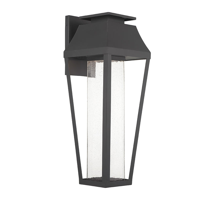 Savoy House 5-355-BK LED Outdoor Wall Lantern, Matte Black