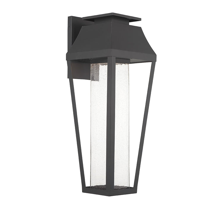 Savoy House 5-355-BK LED Outdoor Wall Lantern, Matte Black