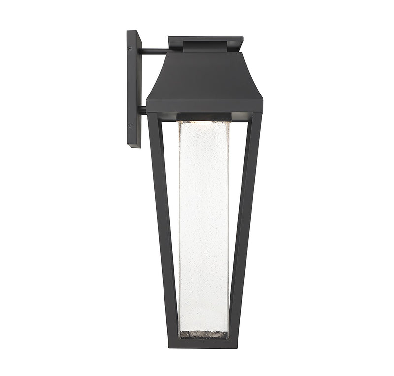 Savoy House 5-355-BK LED Outdoor Wall Lantern, Matte Black