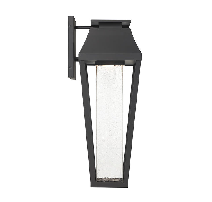 Savoy House 5-355-BK LED Outdoor Wall Lantern, Matte Black