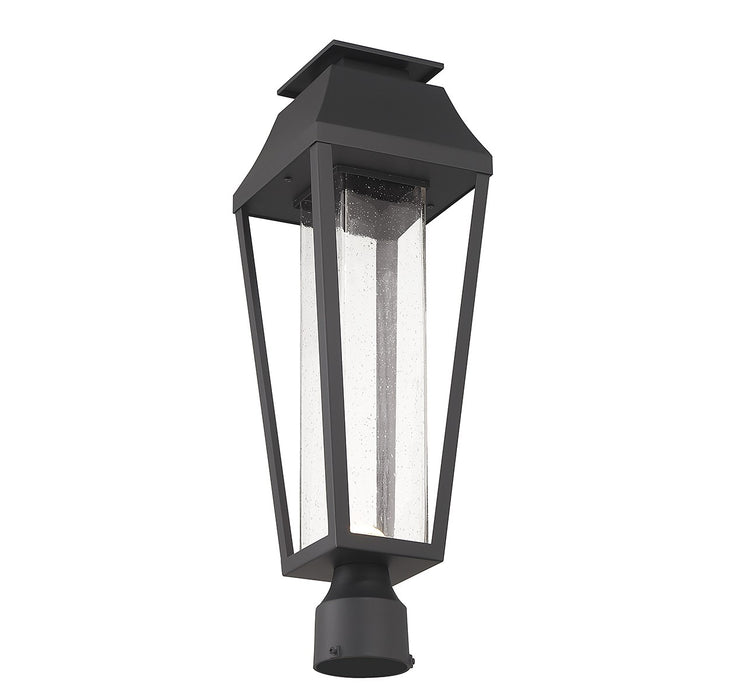 Savoy House 5-356-BK LED Outdoor Post Lantern, Matte Black