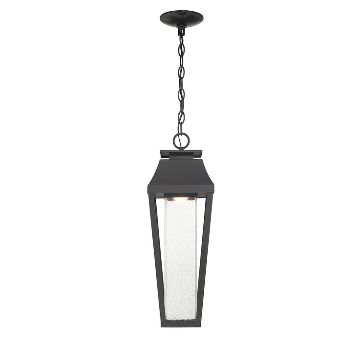Savoy House 5-357-BK LED Outdoor Hanging Lantern, Matte Black