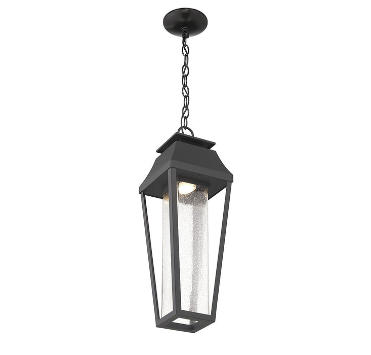 Savoy House 5-357-BK LED Outdoor Hanging Lantern, Matte Black