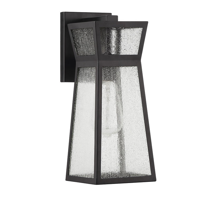 Savoy House 5-634-BK One Light Outdoor Wall Lantern, Matte Black