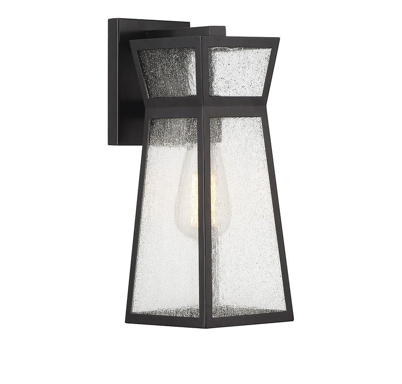 Savoy House 5-634-BK One Light Outdoor Wall Lantern, Matte Black